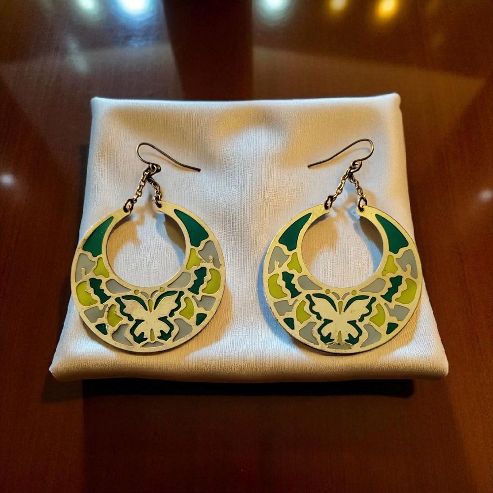 New Butterfly Dangle Earrings